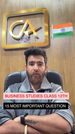 CA Manan Ailani 📷 on Instagram: "15 MOST IMPORTANT QUESTION BUSINESS STUDIES CLASS 12TH 📲 Join us now on the TEACH The EXPERTISE AILANI’S App 📞 For queries & enrolment: 9079791206 8385055390 BST Crash Course includes: ✔️ Important questions & case studies ✔️ Concept clarity in simple language ✔️ Test series ✔️ Board-focused preparation Let’s prepare smart and score better—together! 💯✨"