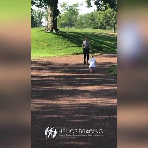 Jennifer has Charcot Marie Tooth Disease... now routinely running with her Helios GX Orthoses!