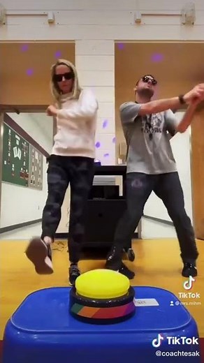 Two coaches show us how to use the 30 Second Dance Party button to prepare for practice