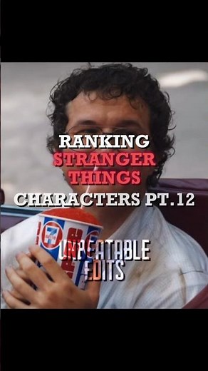 ranking stranger things characters pt.12 ✨️ #strangerthings