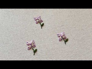 Latest & Easy Hand Embroidery Designs Small Flower Pattern | Embroidery for Beginners