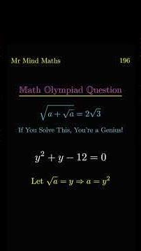 One of the Toughest Maths Olympiad Questions