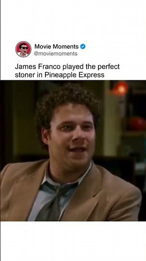 James Franco played the perfect stoner in Pineapple Express