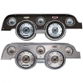 Classic Instruments 5-Gauge Set All American Original Series with Scott Drake Instrument Bezel Mustang 1967-1968