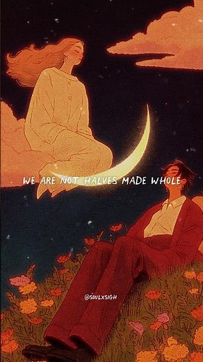 We are not halves made whole 🥀 Original poem by soulxsigh 🖤#poetry #love #truelove #soulmates