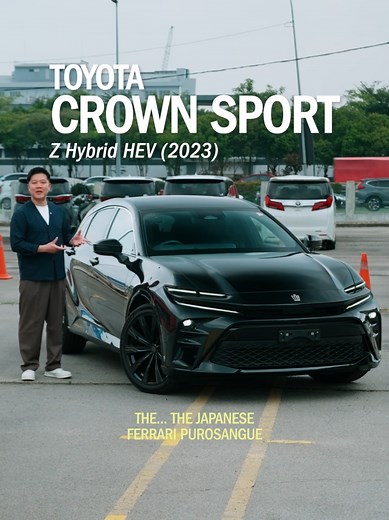 2023 Toyota Crown Sport Z Hybrid HEV — Premium Hybrid SUV Coupe