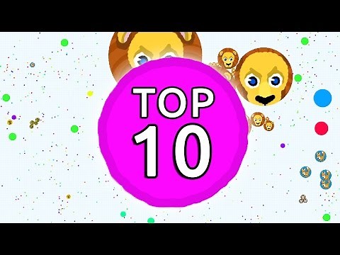 TOP 10 BEST Agario Players EVER // Agar.io Compilation
