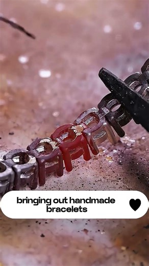 Handmade tennis bracelet #bestring #jewellery #ring #jewellerydesign #satisfying #jewellerymaking