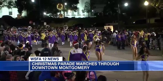 Christmas parade marches through downtown Montgomery