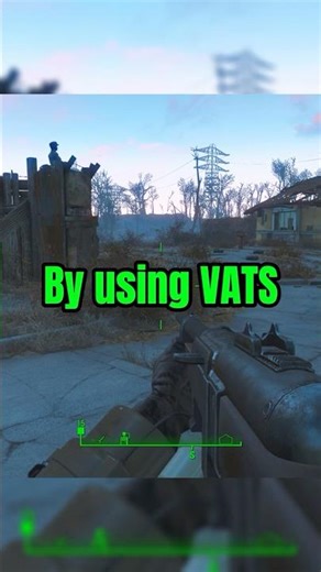 Fallout 4 using VATS to detect mines