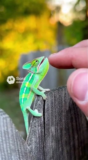 The little chameleon / shorts, youtube shorts, animal shorts