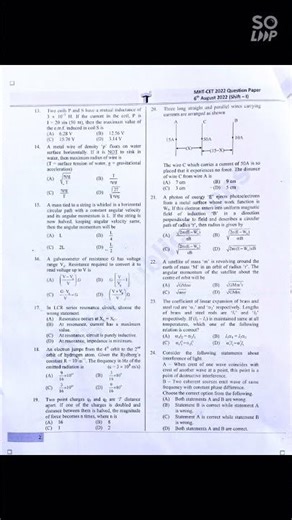 MHT CET Previous Year physics Question Paper 2022 | Full video and pdf available on channel |#shorts