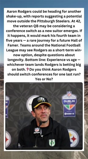 Rodgers Eyeing Surprise Move — New Team in the Mix