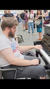 Crazy Vibes with Bella Ciao Duet in Public #spontaneous #bellaciao #pianoduet #andreipiano #publicpiano #girl #reaction #surprised #musical #moneyheistmusic #gathering #challenge #foryou | Andrei Piano