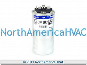 Capcom GE Genteq Capacitor Round Dual Run 40/5 uf MFD 370 Volt VAC Z97F9849 97F9849