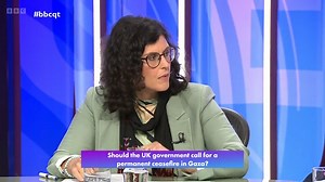 "You don’t have to pick a side, you can stand with Israel and care about innocent civilians in Palestine” The Liberal Democrats’ Layla Moran shares her view on the Israel-Gaza war, after sharing she lost a family member during the conflict #bbcqt | BBC Question Time