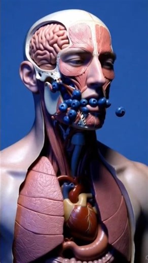 Blueberry Khane Se Body Ke Andar Kya Hota Hai 3D Medical. #healthshorts #blueberry