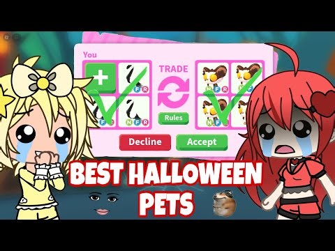 TRADING BRAND NEW NEON PETS IN ADOPT ME HALLOWEEN UPDATE WEEK 3