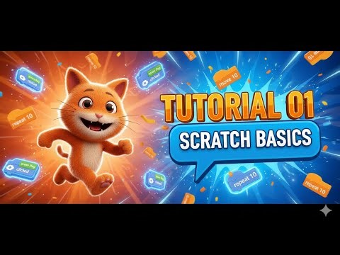 Scratch 3: Tutorial 01 - Introduction to Scratch [BASICS] #scratchgametutorial #scratchgame