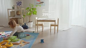 Ikeas reklamevideo viser kvinne som spyr