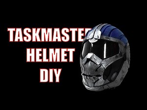 [Free pattern] How to make a helmet for Taskmaster [Black Widow]
