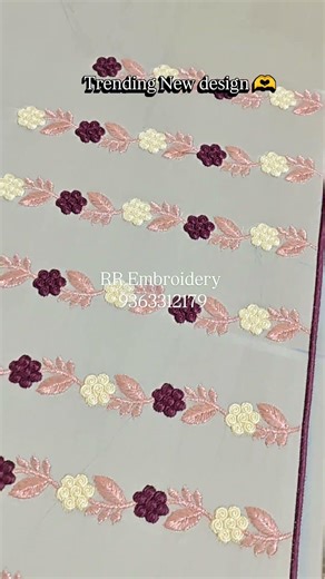 #beautiful #tredning #simple and #uniquedesign 🫶🫶#rrembroidery #computerembroidery #bridalembroidery