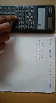 Binary addition using scientific calculator