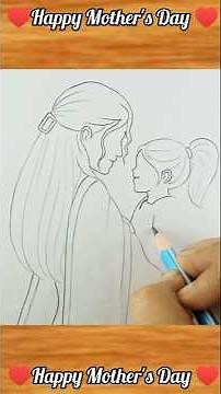 Mother's Day Drawing 🥰🤣😃 #momdrawing #momdaughter #motherhood #Mabeti #momdrawing #art