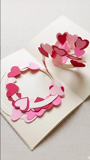 EASY 3D Heart Pop-Up Card (Anyone Can Make This!)