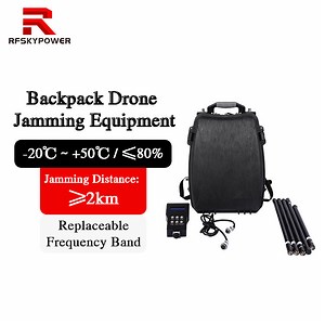 [Hot Item] 2km Fpv Interceptor Defense Signal Blocker Backpack Anti Drone Jammer