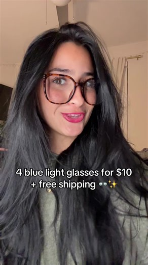 Affordable Blue Light Glasses: Four for $10!