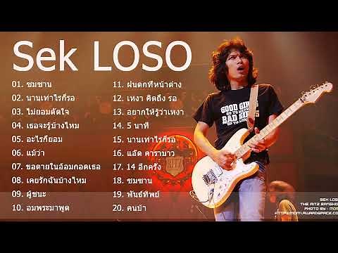 Sek LOSO รวมเพลงฮิต เสก โลโซ #ใจสั่งมา #ซมซาน #คัดมาเน้นๆ