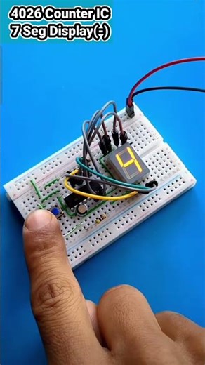 7 segment Display with 4026 Counter IC | Tutorial | Mega Science