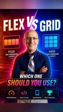 أقوى شرح لـ CSS Grid و Flexbox من الهاتف 📱.. صمم مواقعك كالمحترفين!