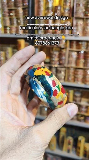 multicolour lac bangle kda #bangles #fashion #new #handmade #art #trend