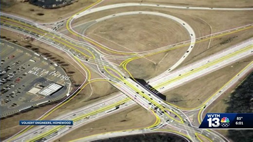 Diverging diamond interchange coming to Homewood aims to ease traffic and boost development