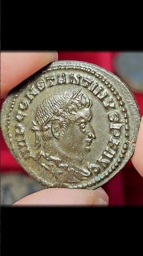Constantine the Great Nummus 309-310 AD Lugdunum Mint #ancientcoins