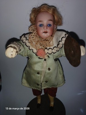 Antique german bisque "squeeze" toy doll - working. | eBay
