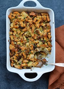 Easy Sausage & Herb Stuffing Recipe - Once Upon a Chef