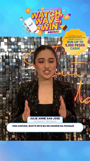 2.6K reactions · 39 shares | GUSTO MO BA MANALO NG 5,000 PESOS?! Sali na sa 'Watch, Wave and Win' Promo! Manood lang ng iyong mga paboritong GMA shows at hintayin ang signal to WAVE your phone using the mobile app. Madali lang, right?! Kaya sali na!  Promo runs from February 10 - March 23, 2025 For more details, visit www.gmanetwork.com/WatchWaveWinPromo | GMA Network | Facebook
