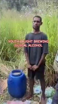 Central QRF Police Crack Down on Homebrew Production at Sabusa Village (Laloki)