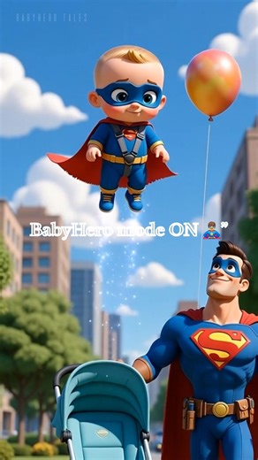 When a Baby Becomes a Superhero 🦸‍♂️🎈