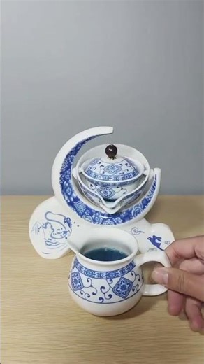▶️ Ceramic Charm Far East Style Semi-Automatic Teapot – Tea Ritual Upgrade ( # 2093 )
