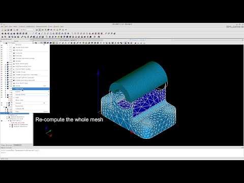 Salome Mesh Module: meshing the bracket
