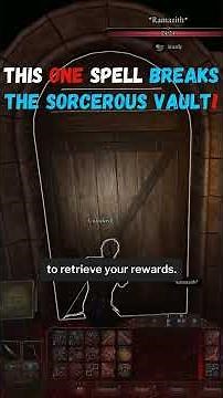 This ONE Spell Breaks the Sorcerous Vault in Baldur's Gate 3! 🔓 Patch 8 Gameplay #baldursgate3 #rpg