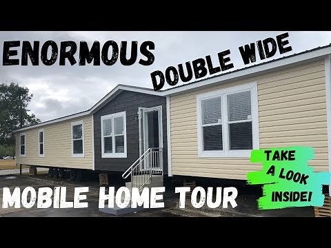 ENORMOUS Double Wide Mobile Home! 32x80 4 bed 3 bath by Hamilton Homebuilders | Mobile Home Tour
