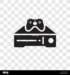 Game console vector icon isolated on transparent background, Game console transparency logo concept Stock Vector Image & Art - Alamy