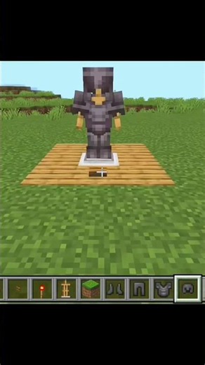 Cool Armor Stand Trick in Minecraft 😱#MinecraftShorts #ArmorStand #MinecraftTrick