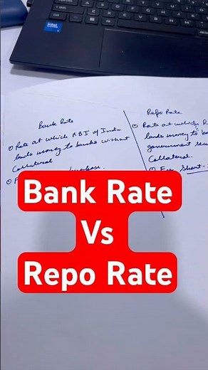 Bank Rate Vs Repo Rate #bank #ugcnet #ugc #ugcnetexam #upsc #rbigradeb #exam #aspirants #youtube