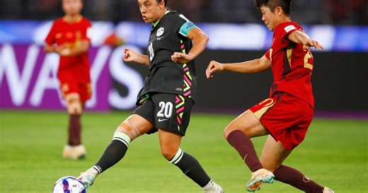 Sam Kerr lifts Australia past China 2-1 and into the Women’s Asian Cup final